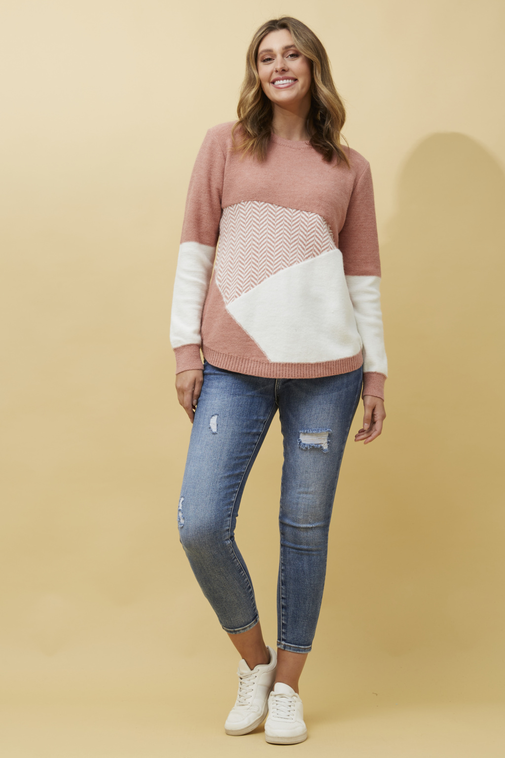 Jackie Block Colour Jumper