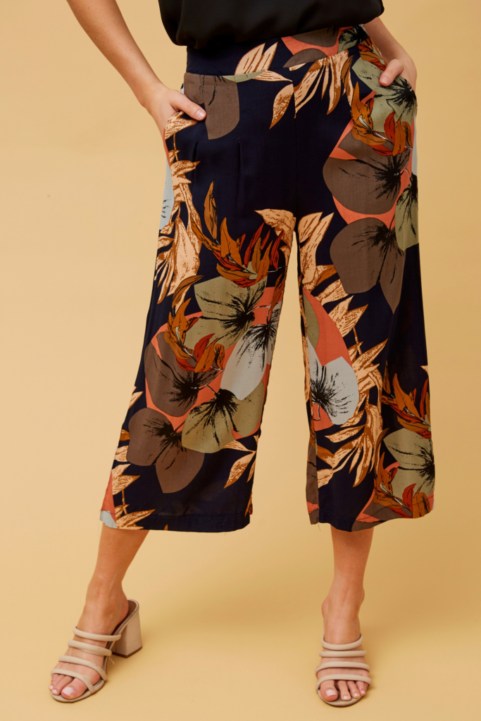 OXANA FLORAL CULOTTES